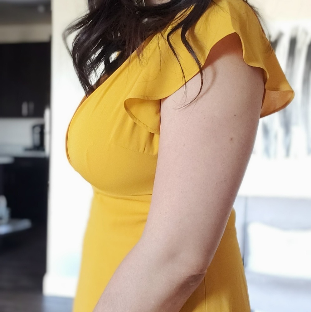 Express fit and flare dress -size 6